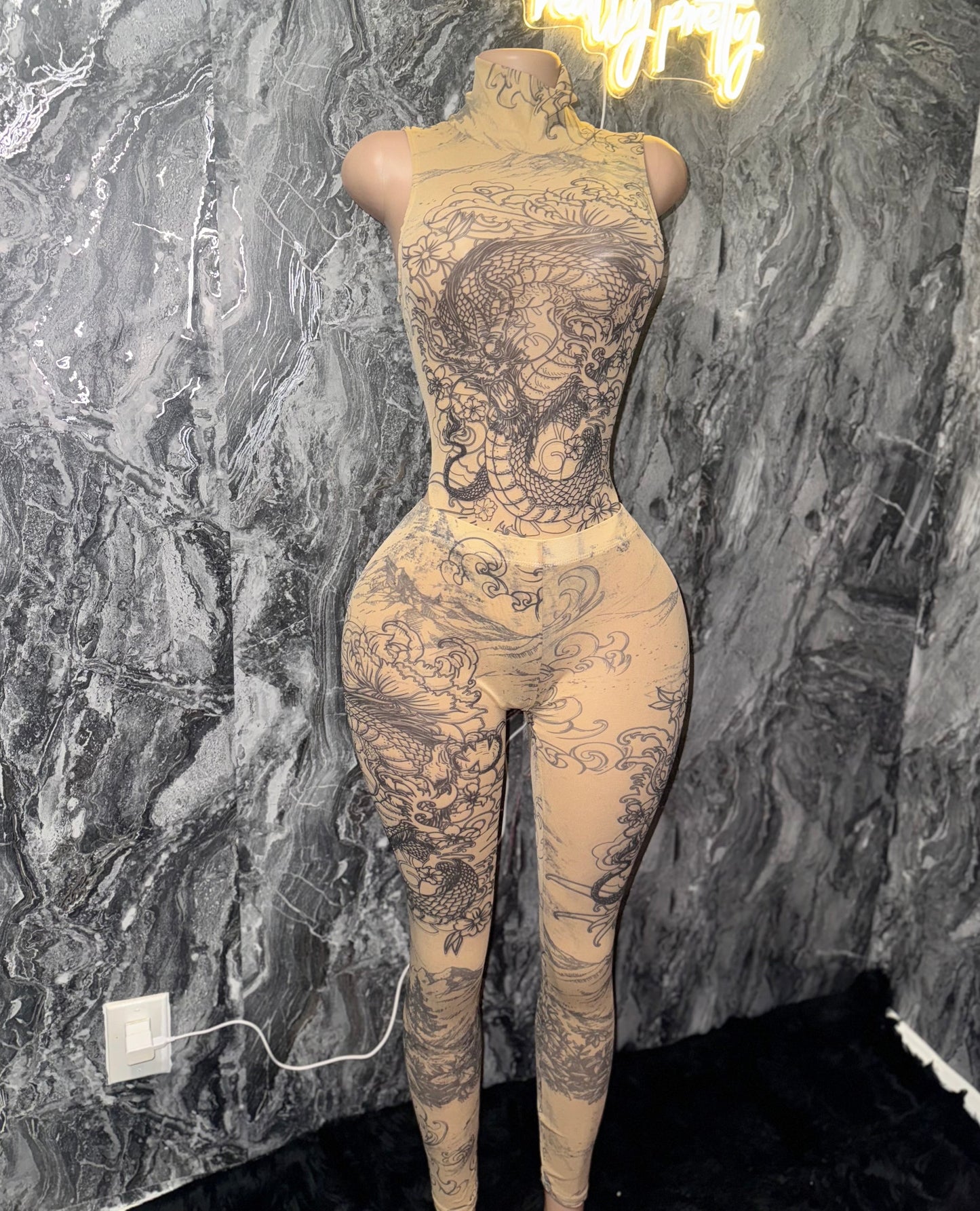 Dragon Bodysuit Set