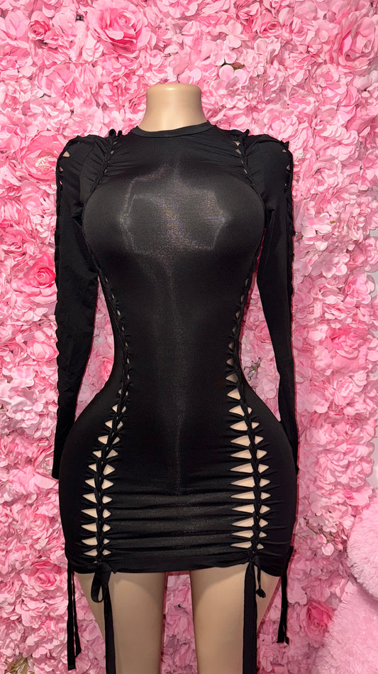 “Lace Me Up” Dress